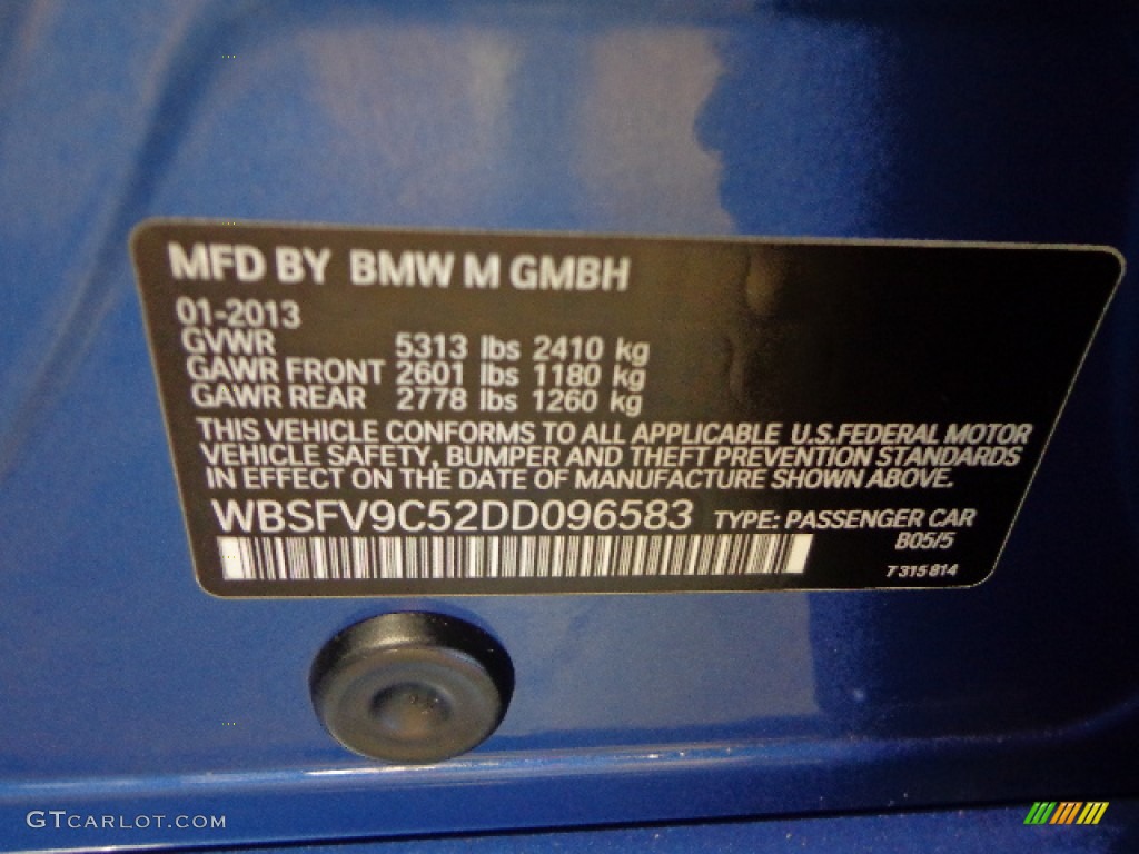 2013 BMW M5 Sedan Parts Photos