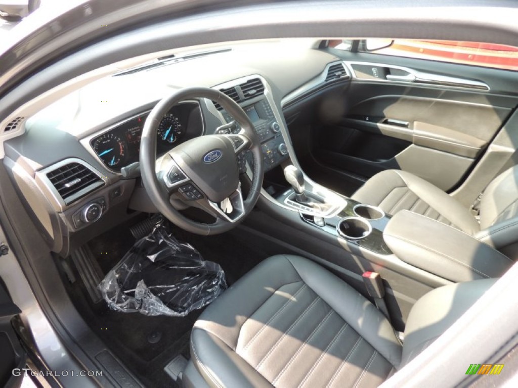 Charcoal Black Interior 2013 Ford Fusion SE 2.0 EcoBoost Photo #85730116