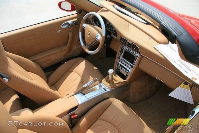 2008 911 Carrera 4S Cabriolet - Guards Red / Sand Beige photo #50