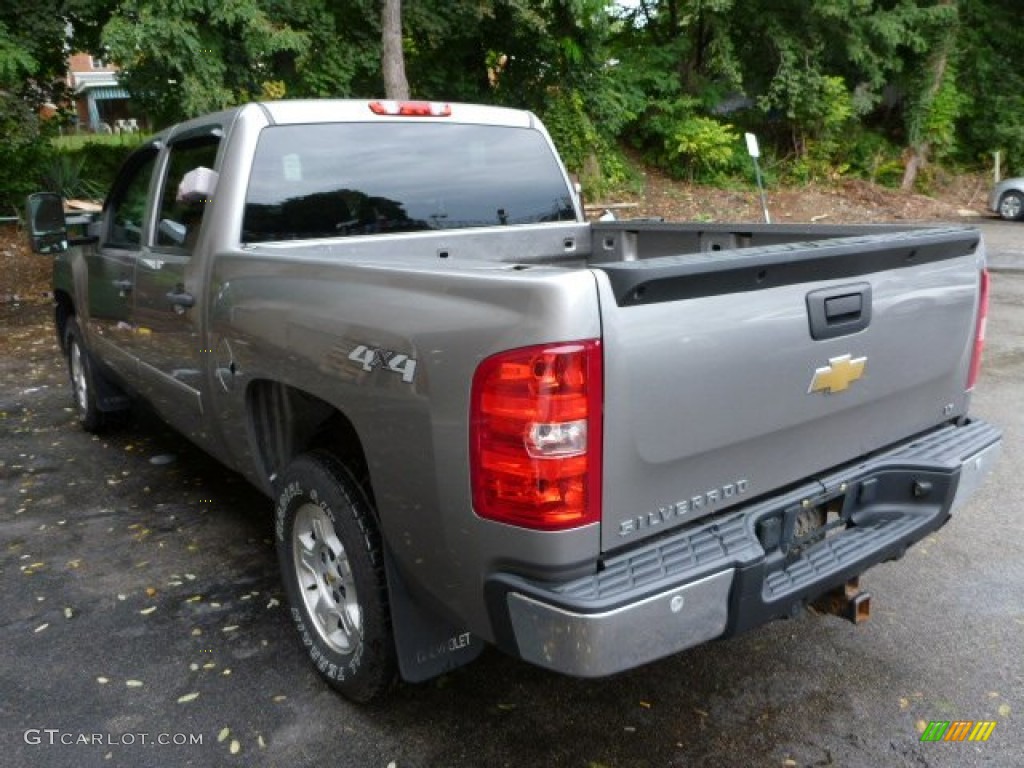 2008 Silverado 1500 LTZ Crew Cab 4x4 - Graystone Metallic / Ebony photo #5