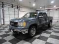2010 Stealth Gray Metallic GMC Sierra 1500 SLE Crew Cab  photo #3
