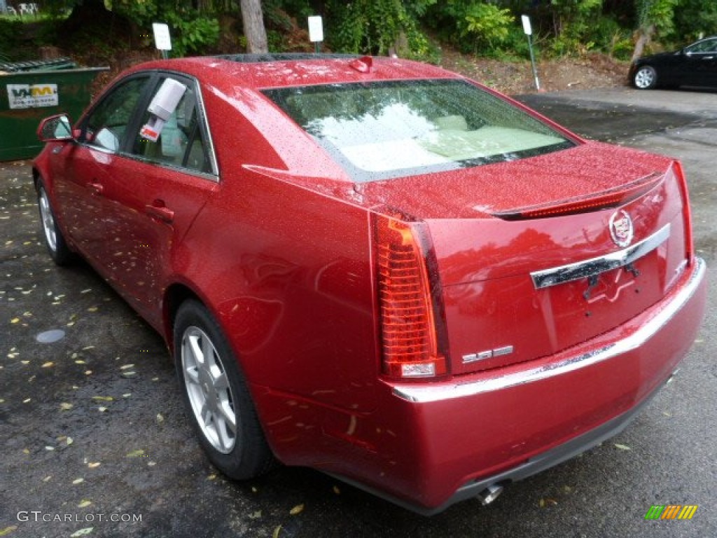 2009 CTS 4 AWD Sedan - Crystal Red / Cashmere/Cocoa photo #13