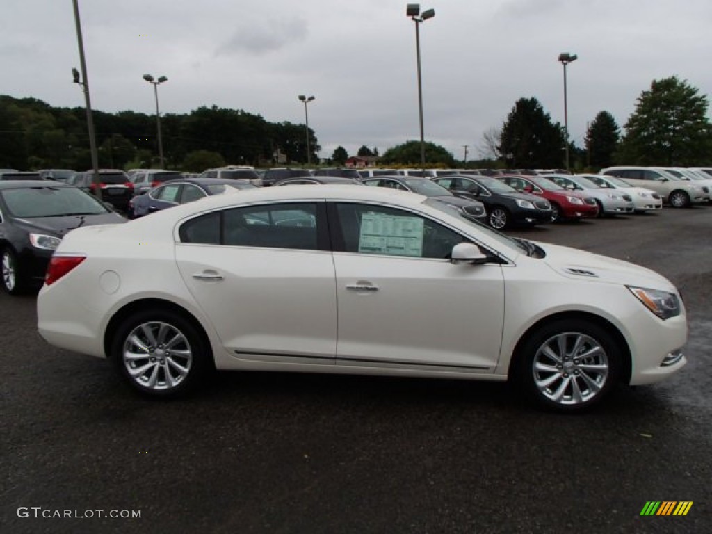 White Diamond Tricoat 2014 Buick LaCrosse Leather Exterior Photo #85732531