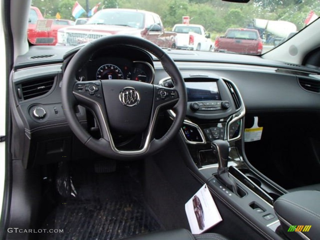 2014 Buick LaCrosse Leather Ebony Dashboard Photo #85732690