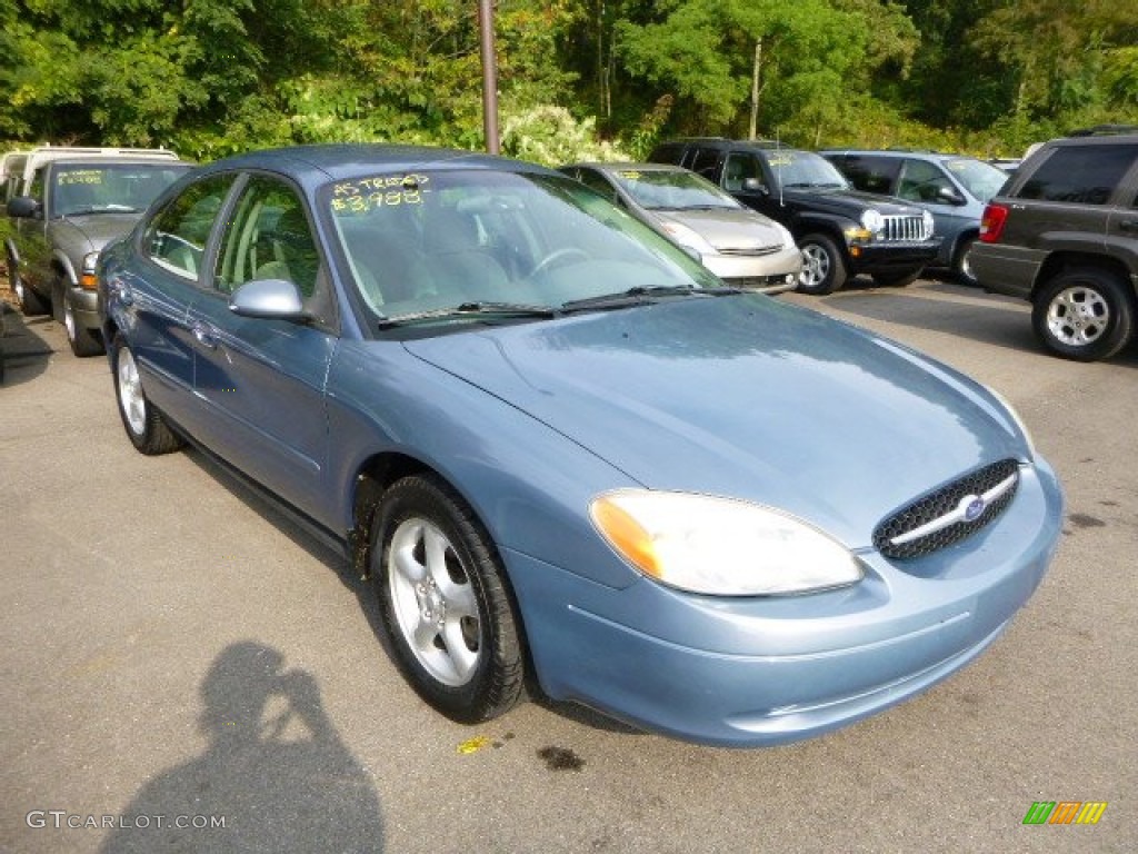 2001 Taurus SE - Graphite Blue Metallic / Medium Graphite photo #5