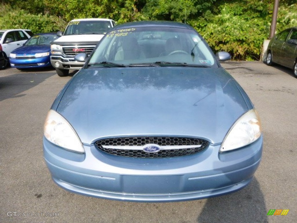 2001 Taurus SE - Graphite Blue Metallic / Medium Graphite photo #6