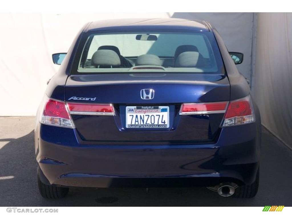 2011 Accord LX Sedan - Royal Blue Pearl / Gray photo #10