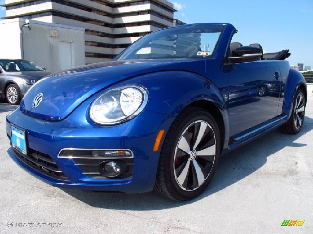 Reef Blue Metallic 2013 Volkswagen Beetle Turbo Convertible Exterior Photo #85734043