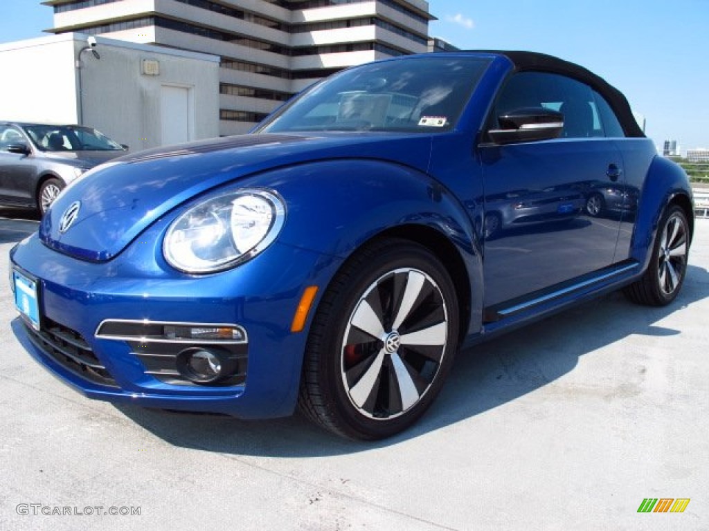 Reef Blue Metallic 2013 Volkswagen Beetle Turbo Convertible Exterior Photo #85734163