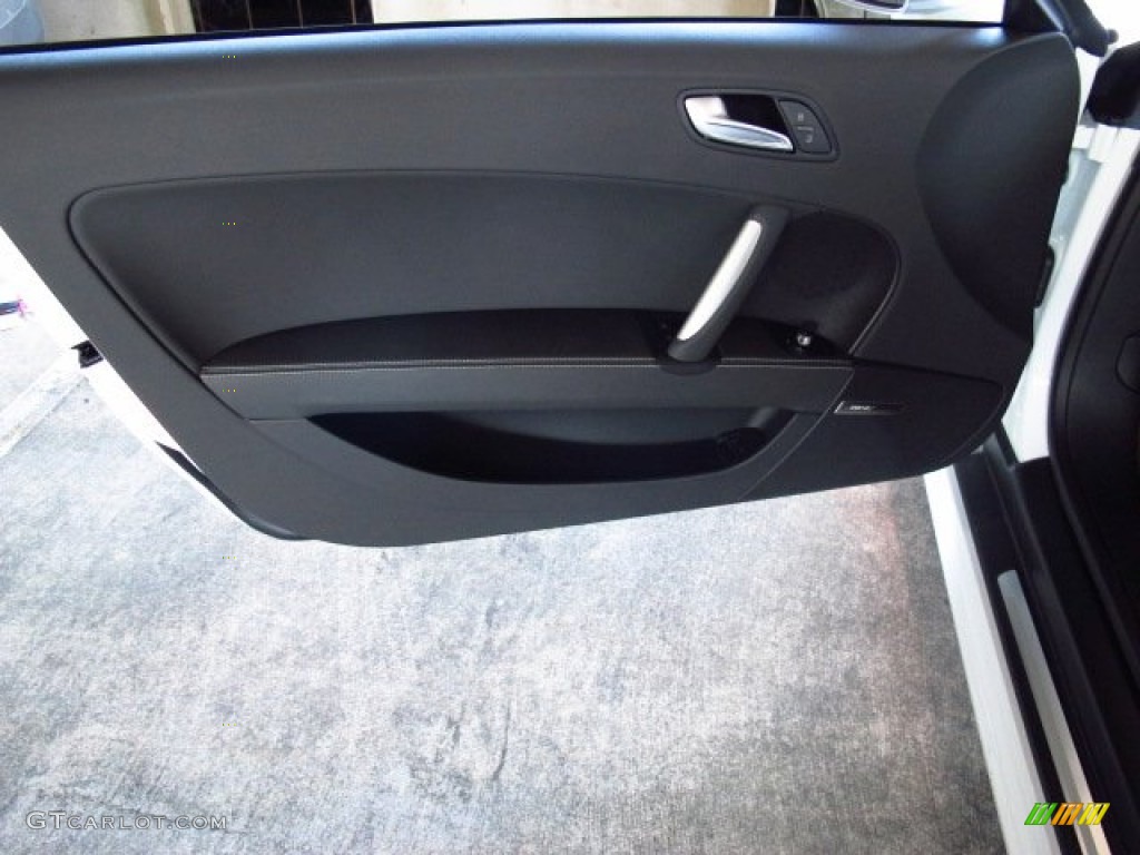 2014 Audi TT S 2.0T quattro Roadster Black Door Panel Photo #85734979