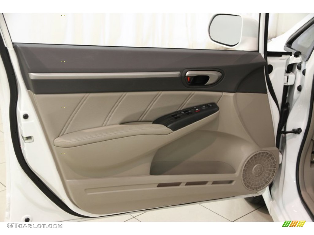 2011 Honda Civic EX-L Sedan Gray Door Panel Photo #85735714