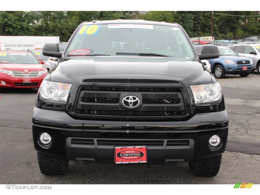 2010 Tundra TRD Rock Warrior Double Cab 4x4 - Black / Black photo #2
