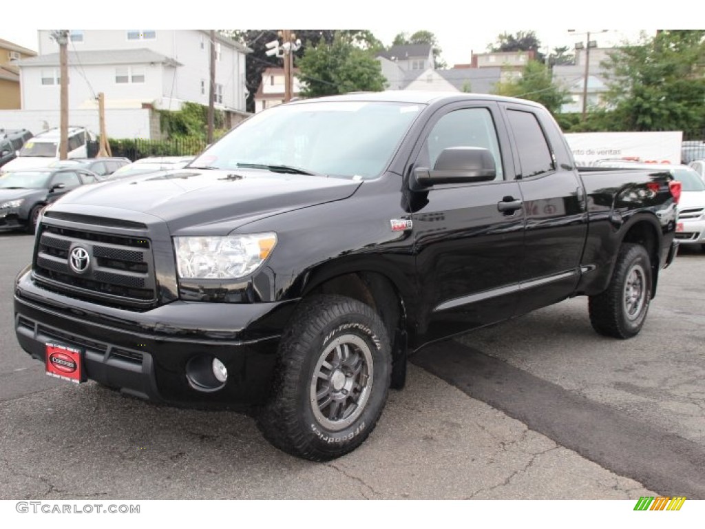 2010 Tundra TRD Rock Warrior Double Cab 4x4 - Black / Black photo #3