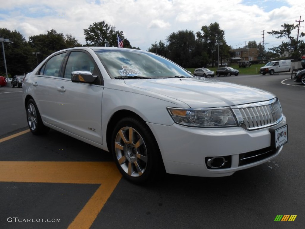 2007 MKZ AWD Sedan - Oxford White / Light Stone photo #3