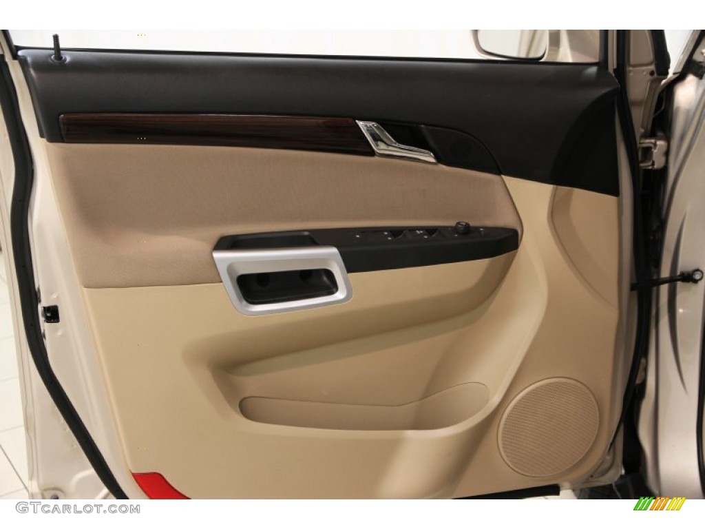 2009 Saturn VUE XE Tan Door Panel Photo #85736143