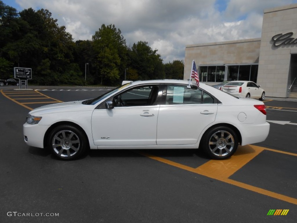 2007 MKZ AWD Sedan - Oxford White / Light Stone photo #8