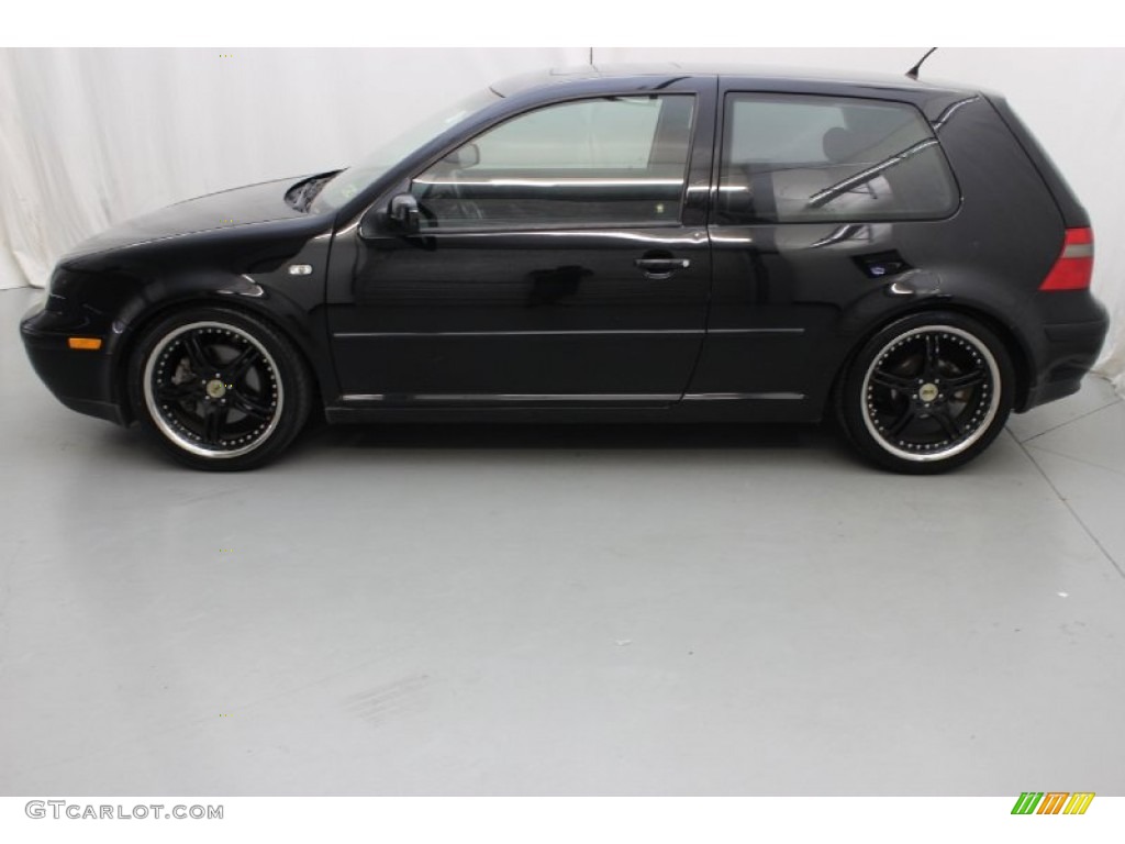 2003 GTI 1.8T - Black / Black/Red photo #4