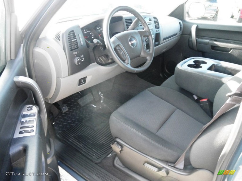 Ebony Interior 2013 GMC Sierra 1500 SL Crew Cab Photo #85736428