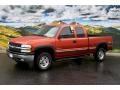 2001 Sunset Orange Metallic Chevrolet Silverado 2500HD LT Extended Cab 4x4  photo #5