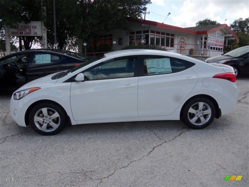2013 Elantra GLS - Shimmering White / Black photo #3