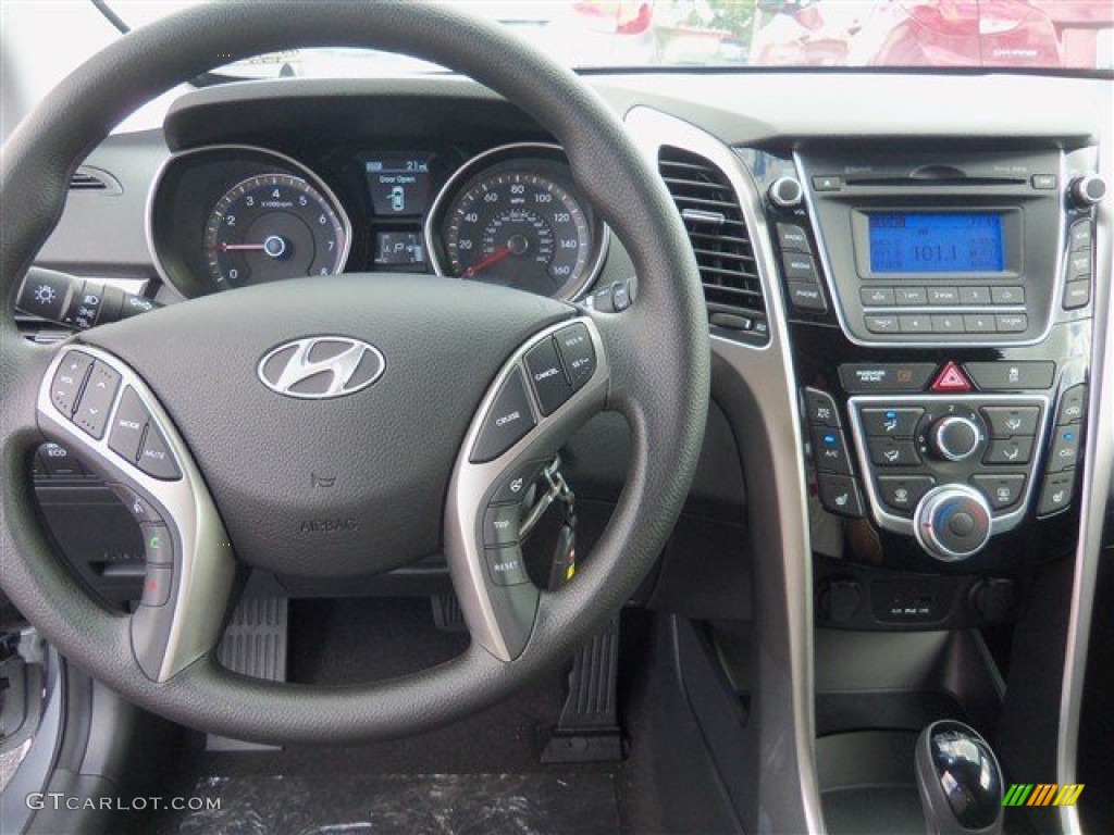 2013 Elantra GT - Titanium Gray Metallic / Black photo #6