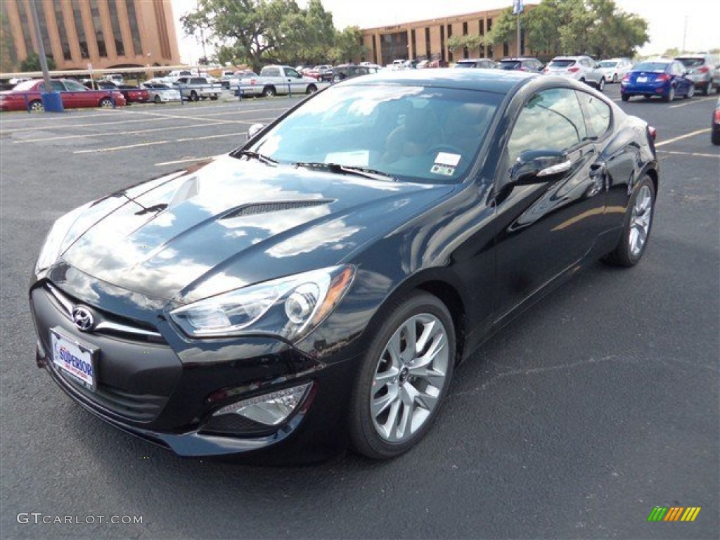 2013 Genesis Coupe 3.8 Grand Touring - Becketts Black / Tan Leather photo #1