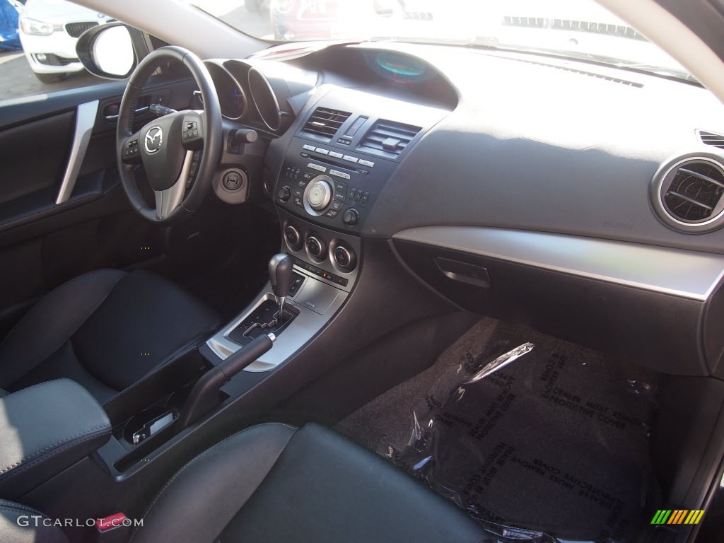 2011 Mazda MAZDA3 s Grand Touring 4 Door Black Dashboard Photo #85740970