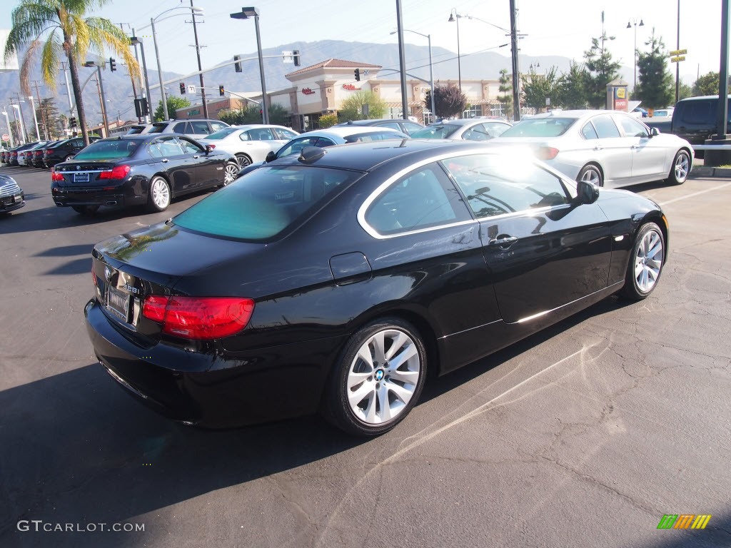 2011 3 Series 328i Coupe - Jet Black / Black photo #8