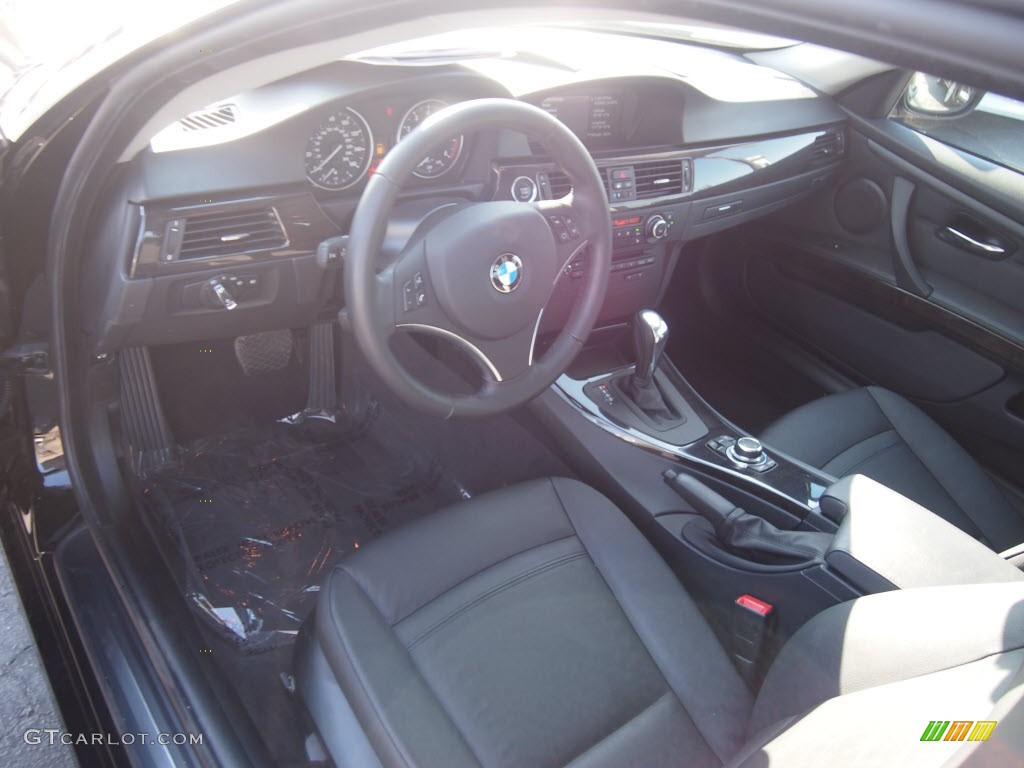 2011 3 Series 328i Coupe - Jet Black / Black photo #14