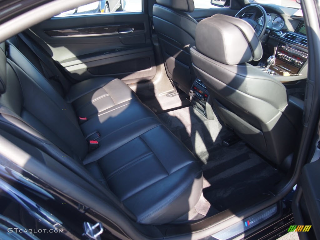 2011 7 Series 750Li Sedan - Carbon Black Metallic / Black photo #5