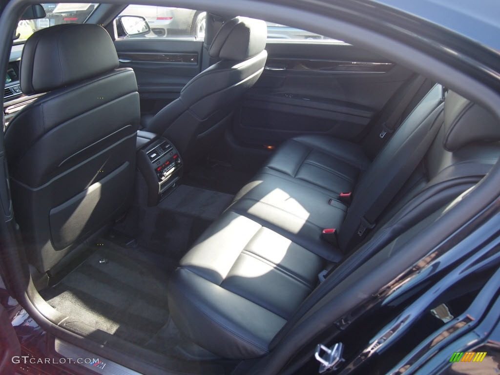 2011 7 Series 750Li Sedan - Carbon Black Metallic / Black photo #12