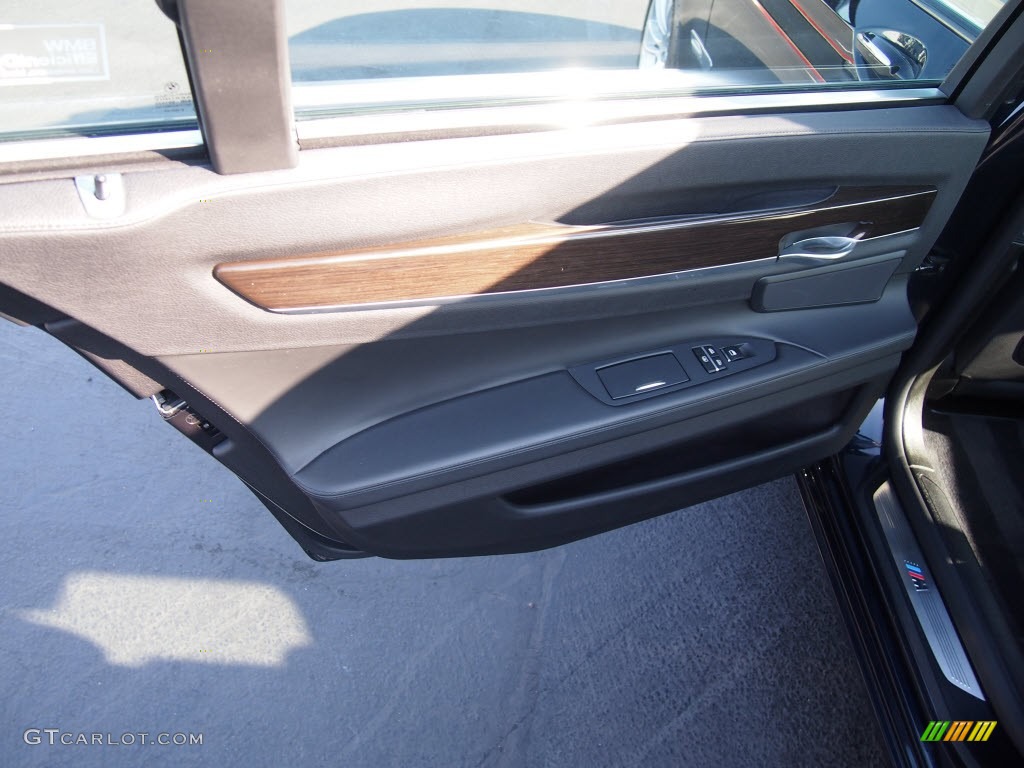 2011 7 Series 750Li Sedan - Carbon Black Metallic / Black photo #13