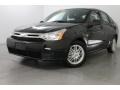 2009 Ebony Black Ford Focus SE Sedan  photo #1