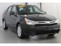 2009 Ebony Black Ford Focus SE Sedan  photo #4
