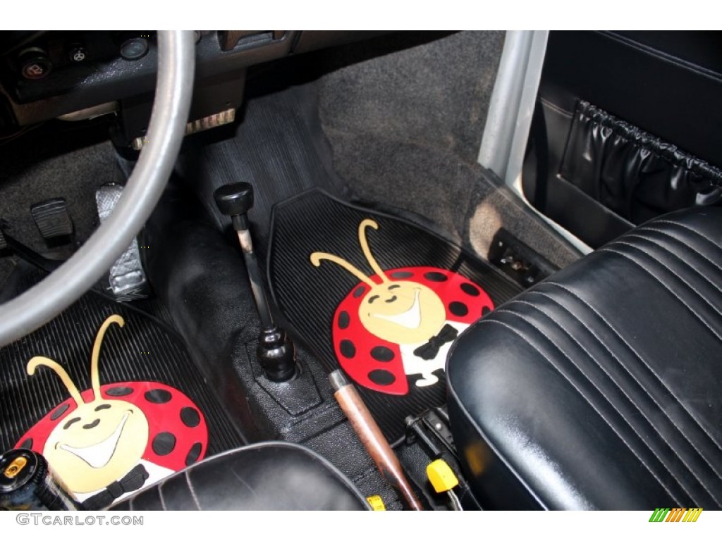 1979 Beetle Convertible - Diamond Silver Metallic / Black photo #14