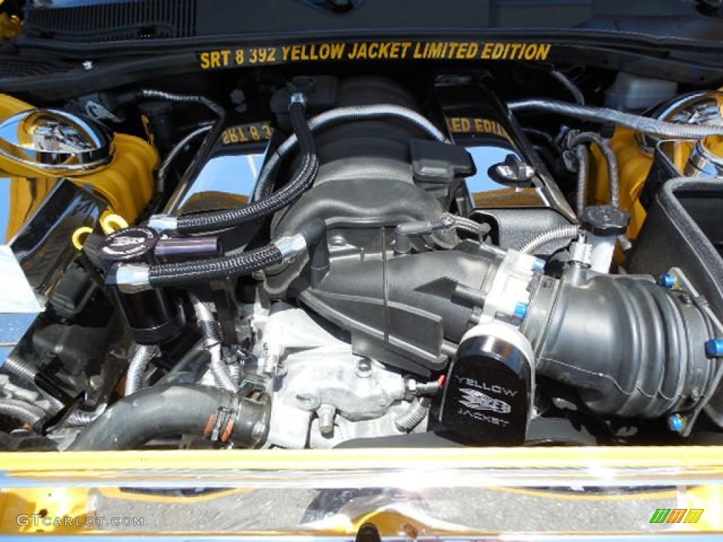 2012 Dodge Challenger SRT8 Yellow Jacket 6.4 Liter SRT HEMI OHV 16-Valve MDS V8 Engine Photo #85745334