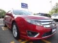 2010 Red Candy Metallic Ford Fusion SEL  photo #8