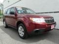 2009 Camellia Red Pearl Subaru Forester 2.5 X  photo #13