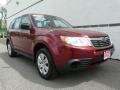 2009 Camellia Red Pearl Subaru Forester 2.5 X  photo #13