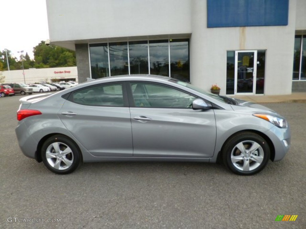 2013 Elantra GLS - Titanium Gray Metallic / Gray photo #8