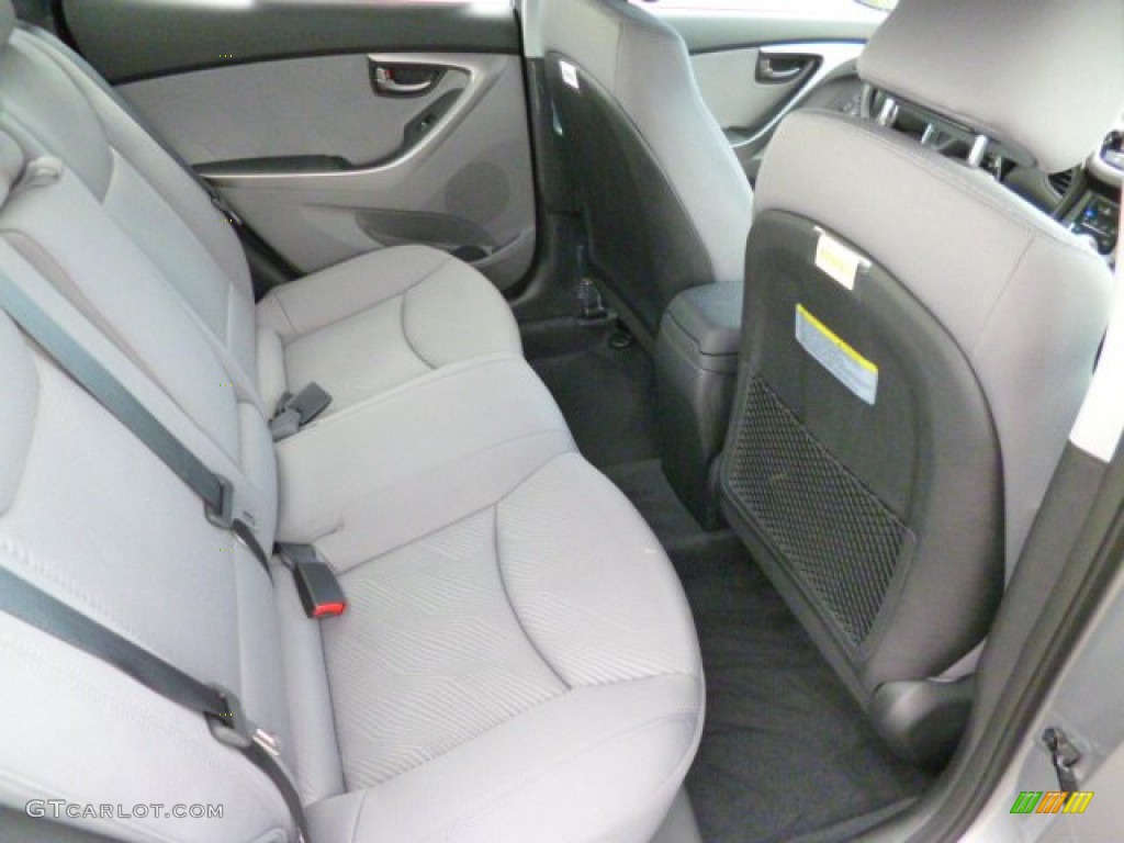 2013 Elantra GLS - Titanium Gray Metallic / Gray photo #12