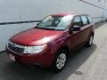 2009 Camellia Red Pearl Subaru Forester 2.5 X  photo #19