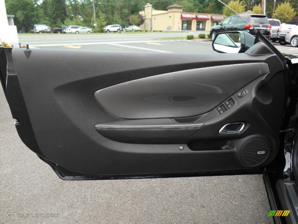 2011 Chevrolet Camaro SS/RS Convertible Black Door Panel Photo #85749177