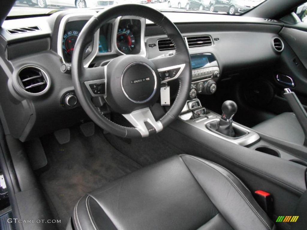 Black Interior 2011 Chevrolet Camaro Ss Rs Convertible Photo