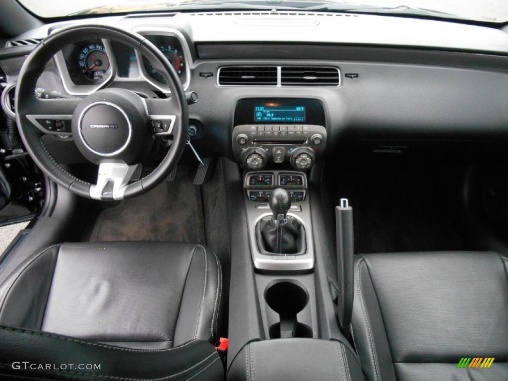 2011 Chevrolet Camaro SS/RS Convertible Black Dashboard Photo #85749243