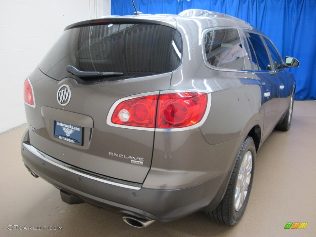 2011 Enclave CXL AWD - Cocoa Metallic / Cashmere/Cocoa photo #9