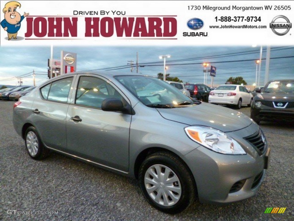 Magnetic Gray Nissan Versa