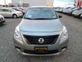 2014 Magnetic Gray Nissan Versa 1.6 S Sedan  photo #2