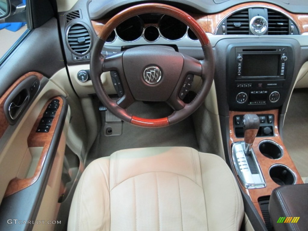 2011 Enclave CXL AWD - Cocoa Metallic / Cashmere/Cocoa photo #25