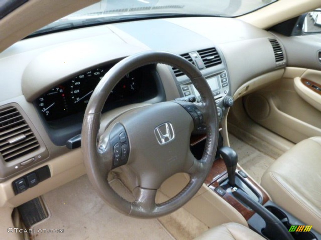 2006 Accord EX-L V6 Sedan - Desert Mist Metallic / Ivory photo #11